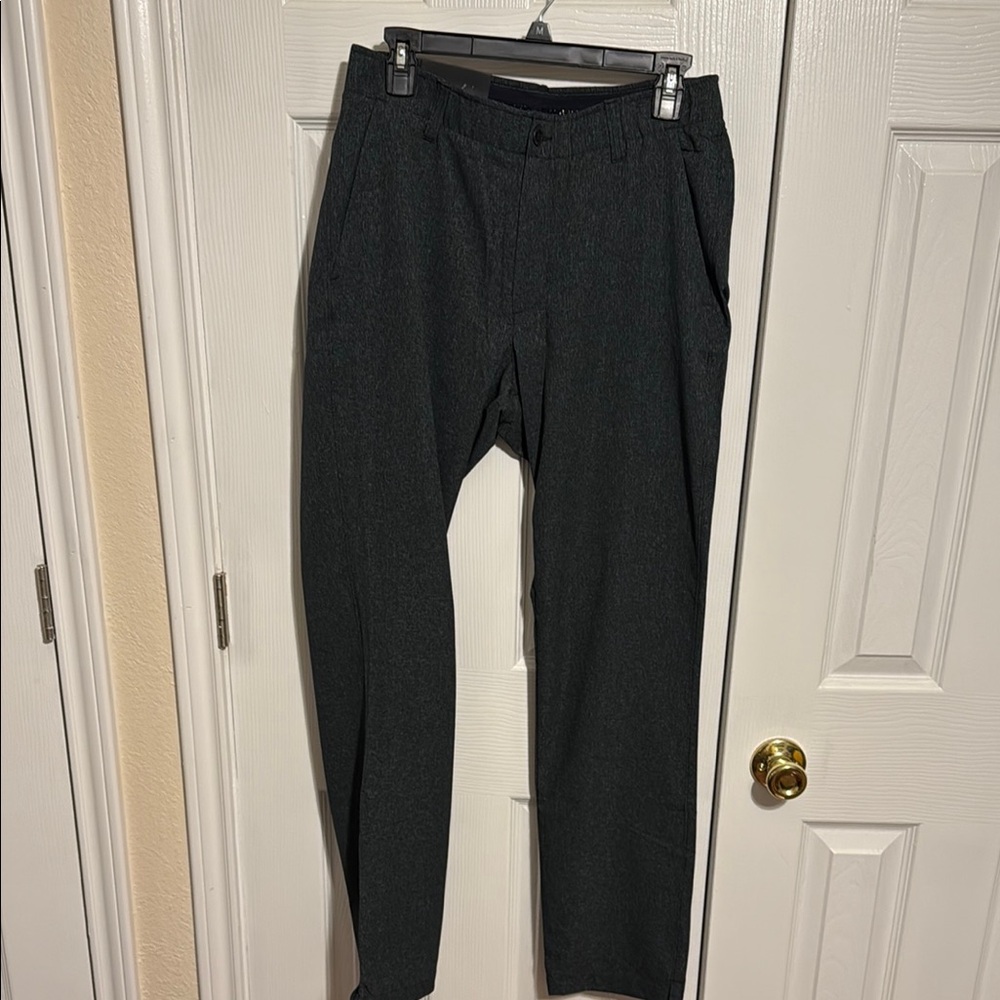 Under Armour Black Golf Pants Tapered Design